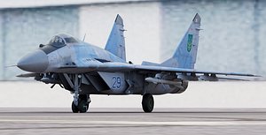 Ukraine Fighter Jet Mikoyan MiG-29 Fulcrum