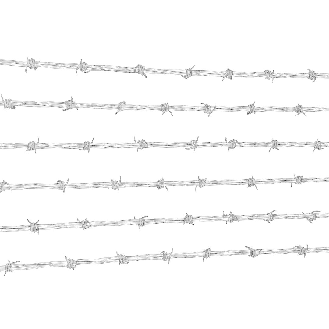 barbed wire high detailed 3D model https://p.turbosquid.com/ts-thumb/ar/9c6pdu/co/barbedwirewire/jpg/1622017989/1920x1080/fit_q87/73694a6c70982cad14762e01da865395cc440436/barbedwirewire.jpg