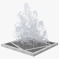 Dry Deck Fountains Square