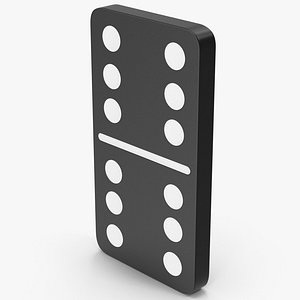 Domino 6x6 Black 3D
