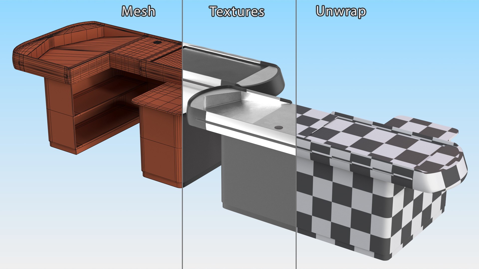 Supermarket Checkout Counters Set Grey Rigged 3D model https://p.turbosquid.com/ts-thumb/ar/EuSsBU/5P/supermarketcheckoutcounterssetgreyriggedc4dmodel028/jpg/1705367889/1920x1080/fit_q87/2c789ac7613039ead2a6bc2925494437956e8e8b/supermarketcheckoutcounterssetgreyriggedc4dmodel028.jpg