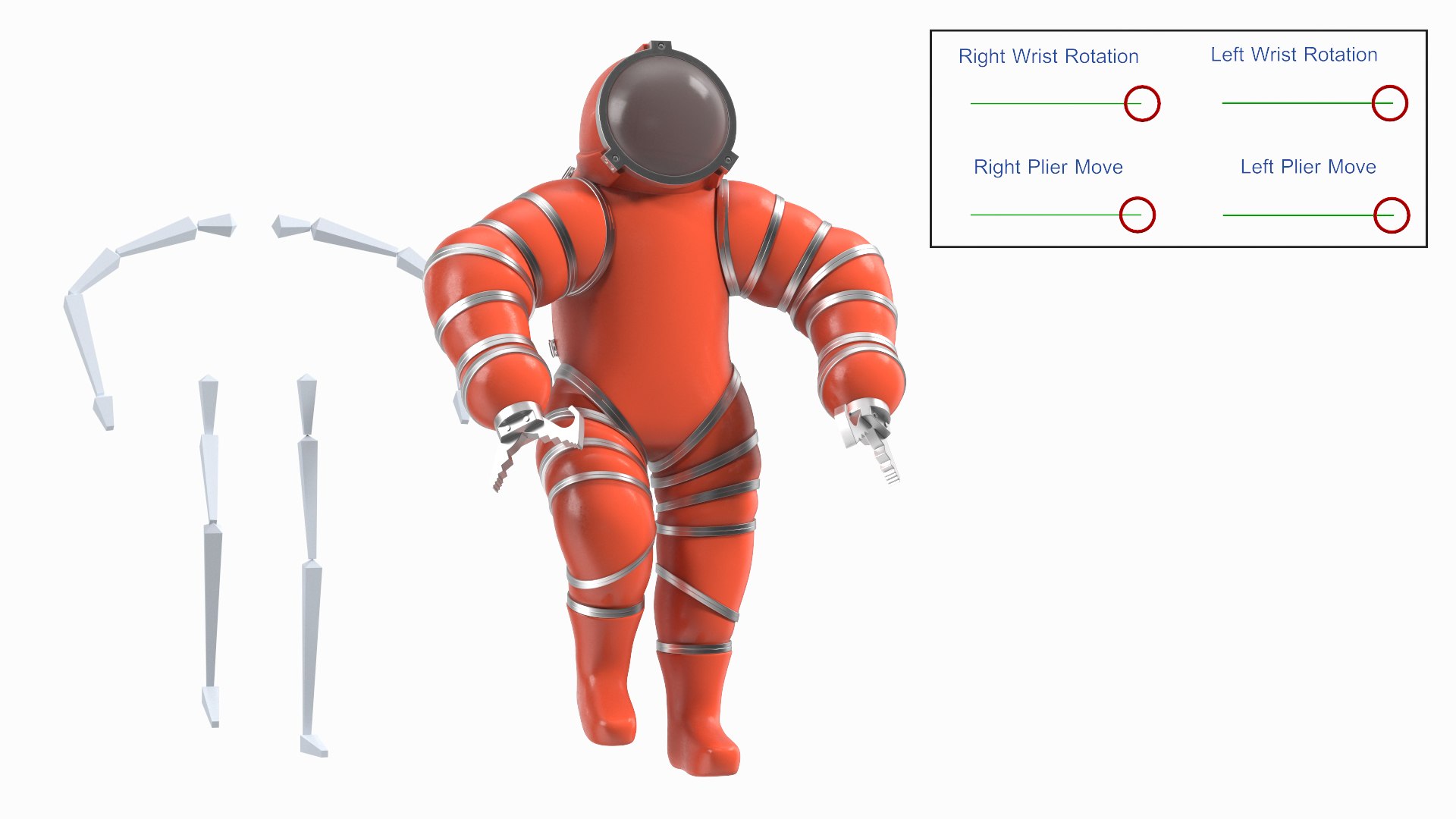 Deep Sea Diving Suit Rigged 3D Model - TurboSquid 2248696