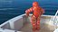 Deep Sea Diving Suit Rigged 3D model