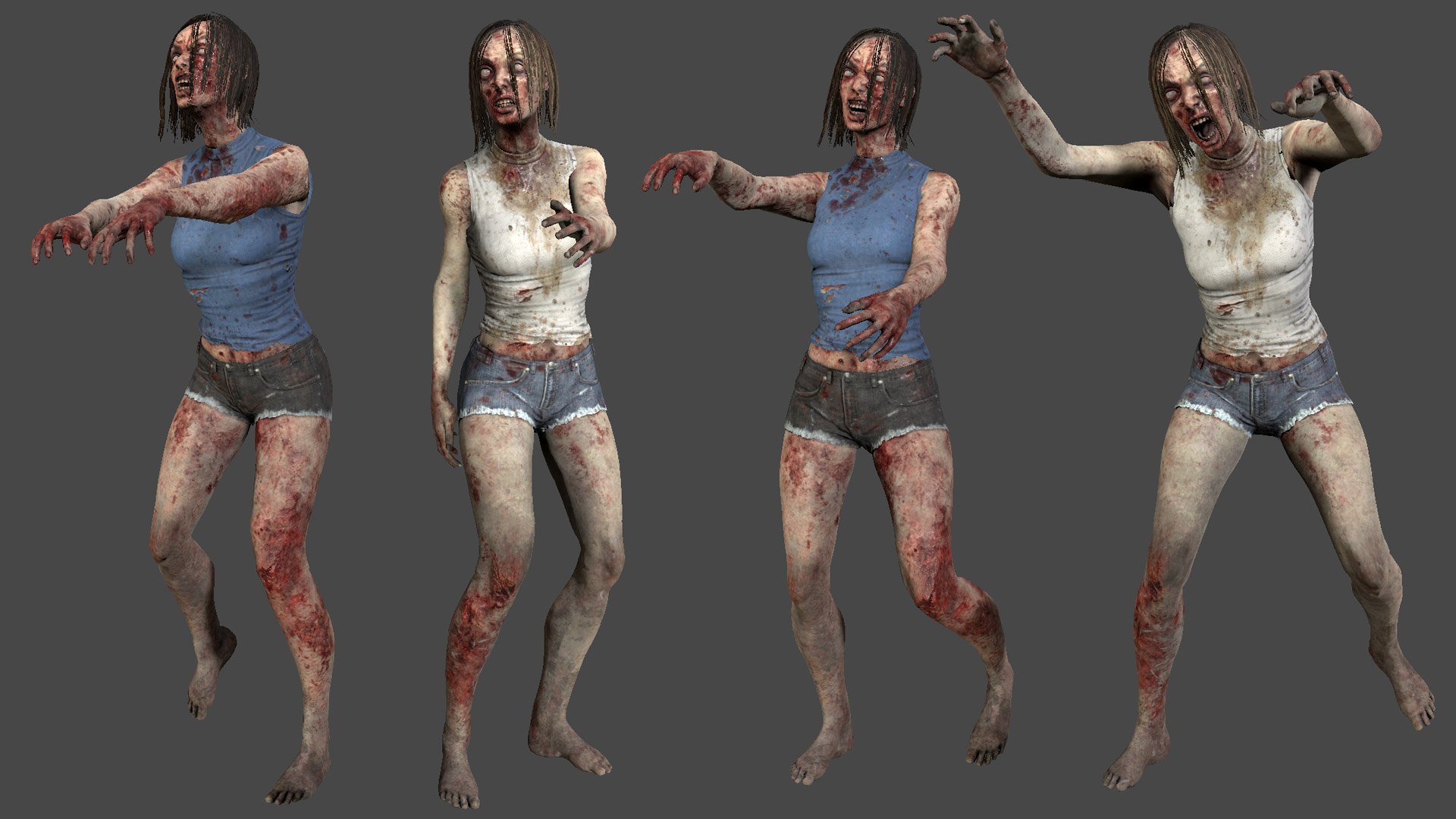 3D Female Zombie Rigged model https://p.turbosquid.com/ts-thumb/ar/NmpX2f/yc/zgb011920x108067f06aac35d86c466777d615a33cacb0/jpg/1704298537/1920x1080/fit_q87/1dd5eb9db13656cdeb8c7ed3522359688ea772fb/zgb011920x108067f06aac35d86c466777d615a33cacb0.jpg