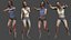 Female Zombie Rigged