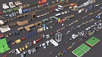 1000 Low Poly Interior Furniture Mega Pack Collection