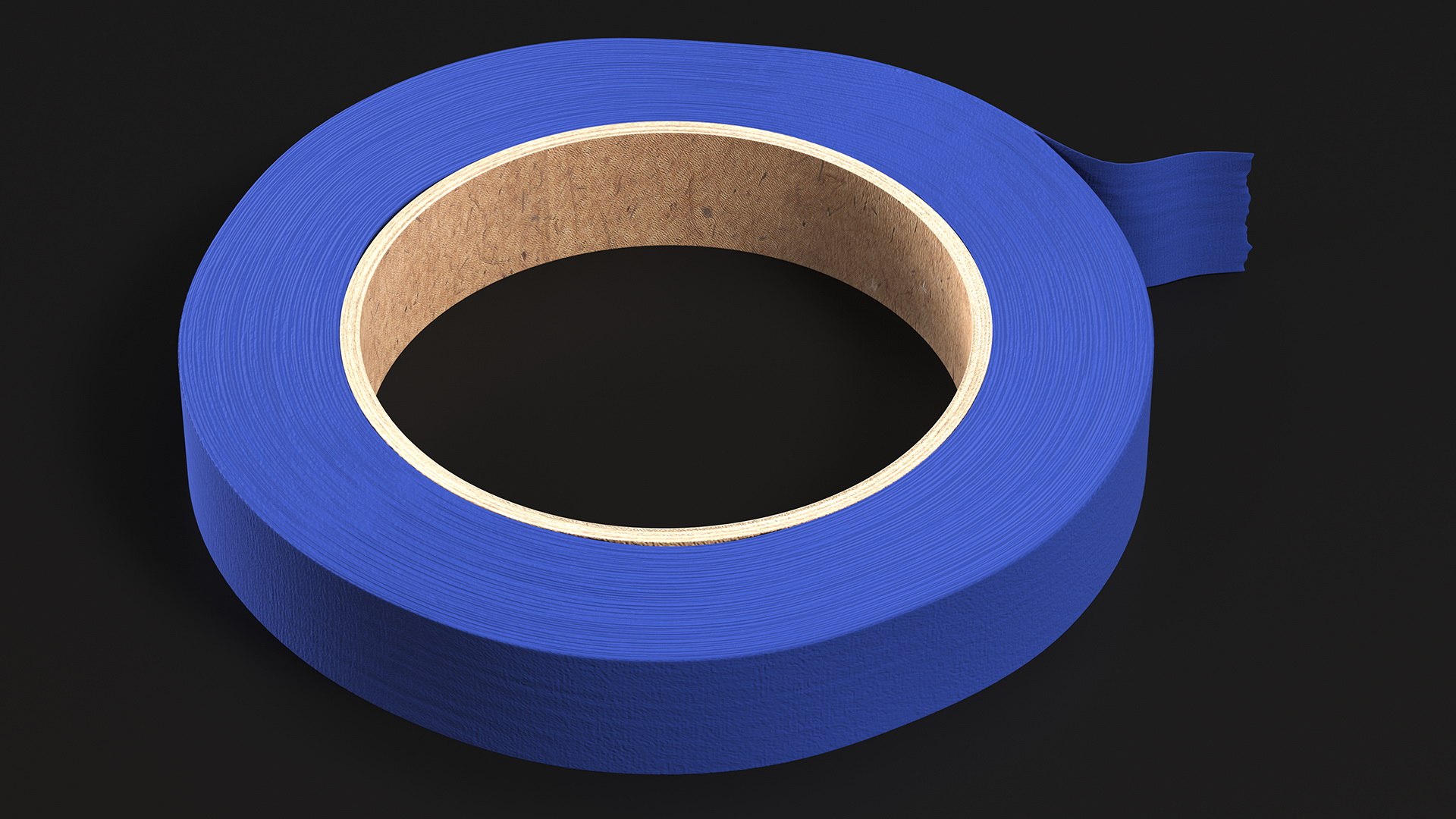 Painters Tape Blue 3D model TurboSquid 1956137