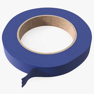 Painters Tape Blue 3D model