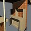 3d model bamboo tiki bars