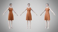 Dress 36 Amber Thread Brocade v2