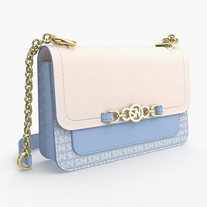 Handbag blue 3D