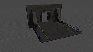 Small space dock or regular building dock 3D