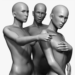 female poses sculptures max