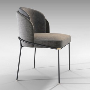 Minotti Fil Noir Dining Chair