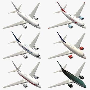 Boeing 737-600 Next Generation 3D Model Bundle