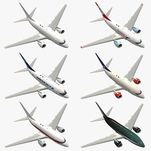 Boeing 737-600 Next Generation 3D Model Bundle