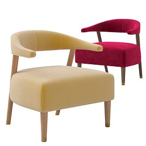 3D model munna femina armchair