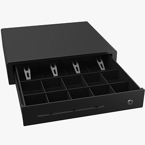 3D real cash box model