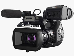 camera sony xdcam-ex 3d model