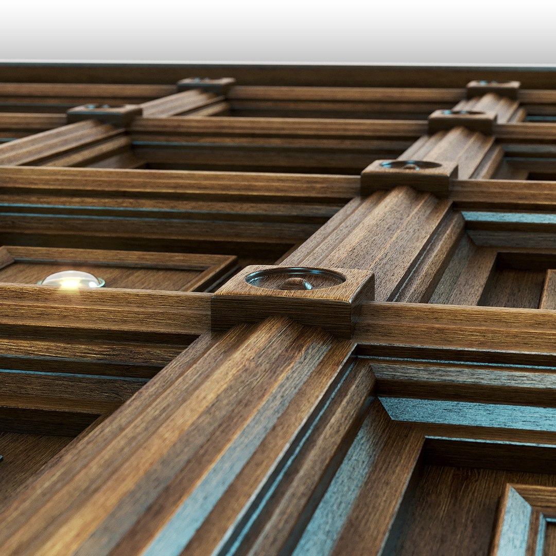 Ceiling Set -2 - Wenge Color 3D Model - TurboSquid 1755885