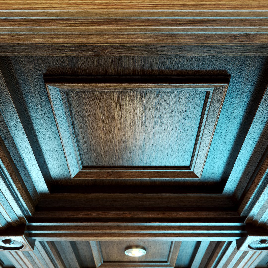 Ceiling Set -2 - Wenge Color 3D Model - TurboSquid 1755885