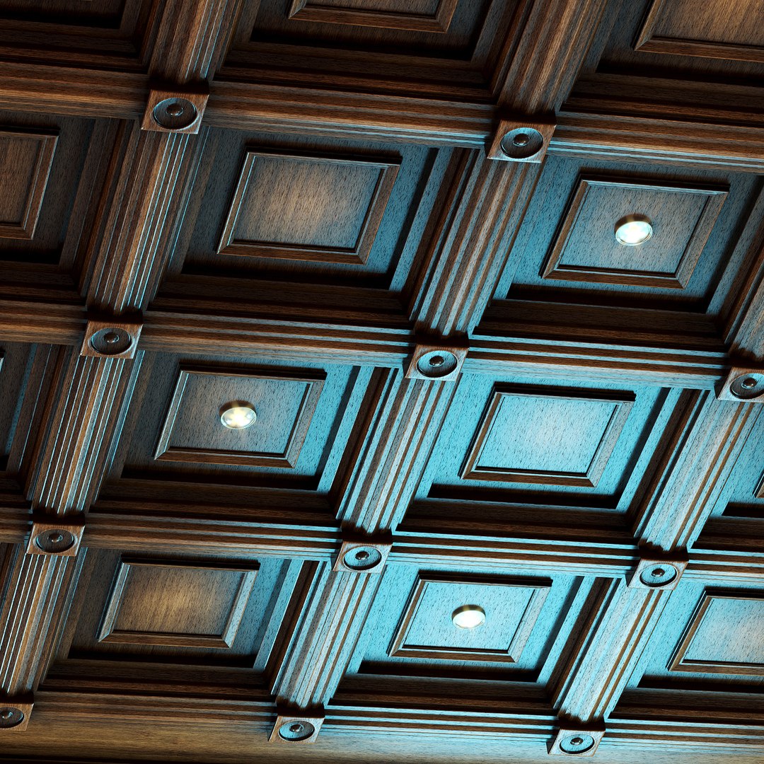 Ceiling Set -2 - Wenge Color 3D Model - TurboSquid 1755885