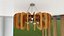 Blades Chandelier Laser Cut lamp