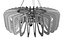 Blades Chandelier Laser Cut lamp