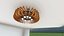 Blades Chandelier Laser Cut lamp