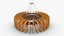 Blades Chandelier Laser Cut lamp