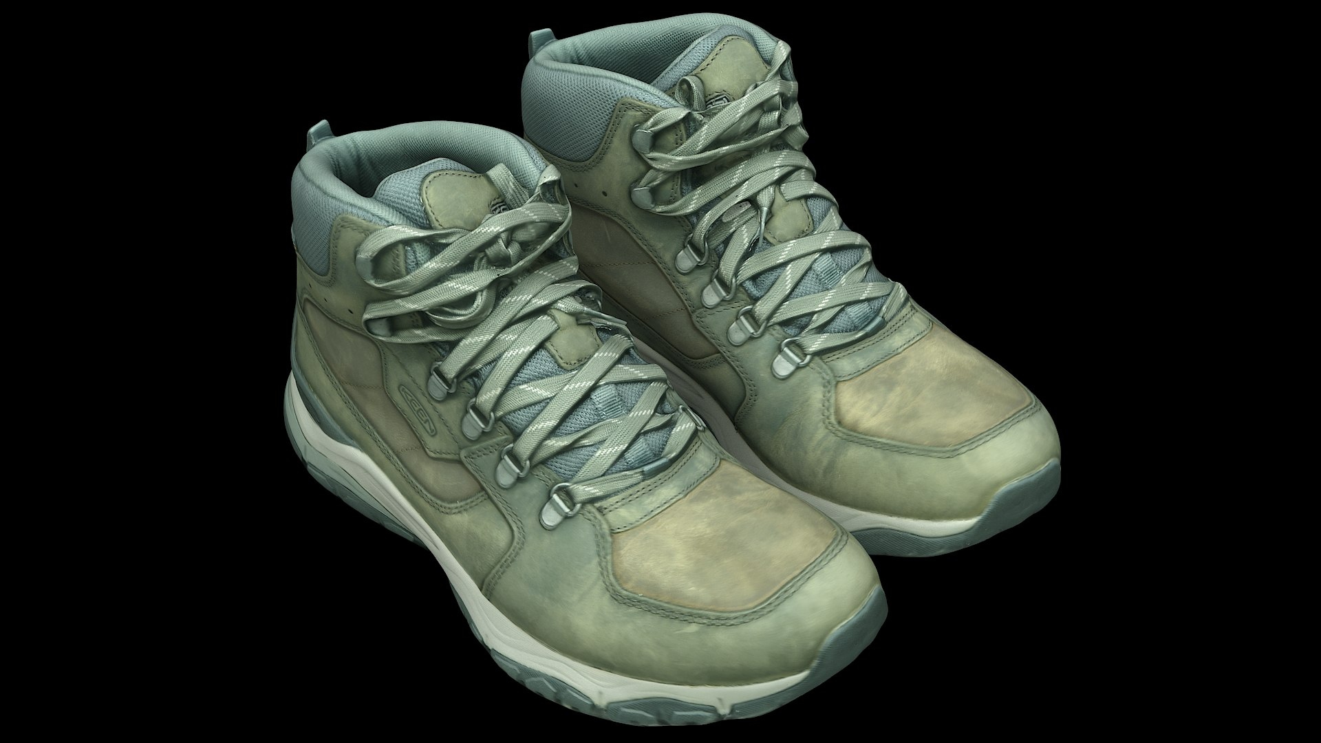 Hiking boots shoes 3D model - TurboSquid 1676950