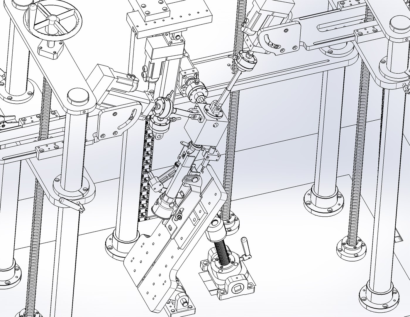 Fatigue testing of automobile steering column adjustment mechanism 3D model TurboSquid 2099531