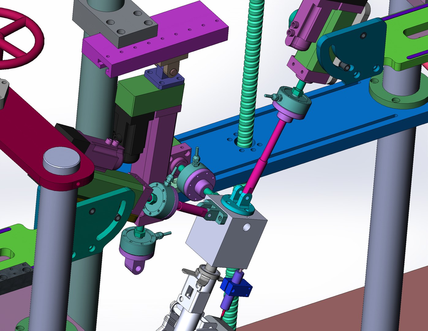 Fatigue testing of automobile steering column adjustment mechanism 3D model TurboSquid 2099531