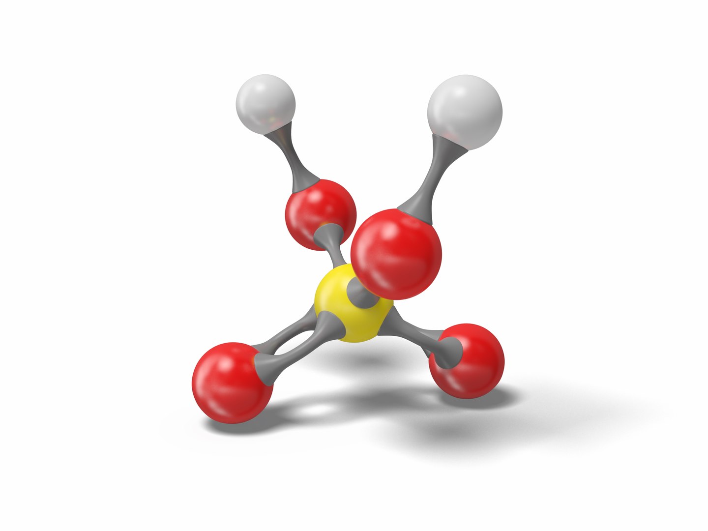 Sulfuric acid molecule h2so4 3D model - TurboSquid 1548437