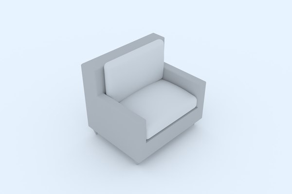 3D armchair 15