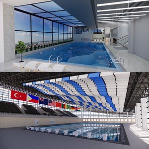 collection swimming pools -B8 3D