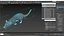 Running White Rat Fur Animated Rigged