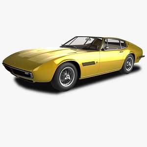 Maserati Ghibli 1967 3D model