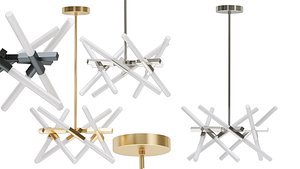 3D model chandelier astral agnes