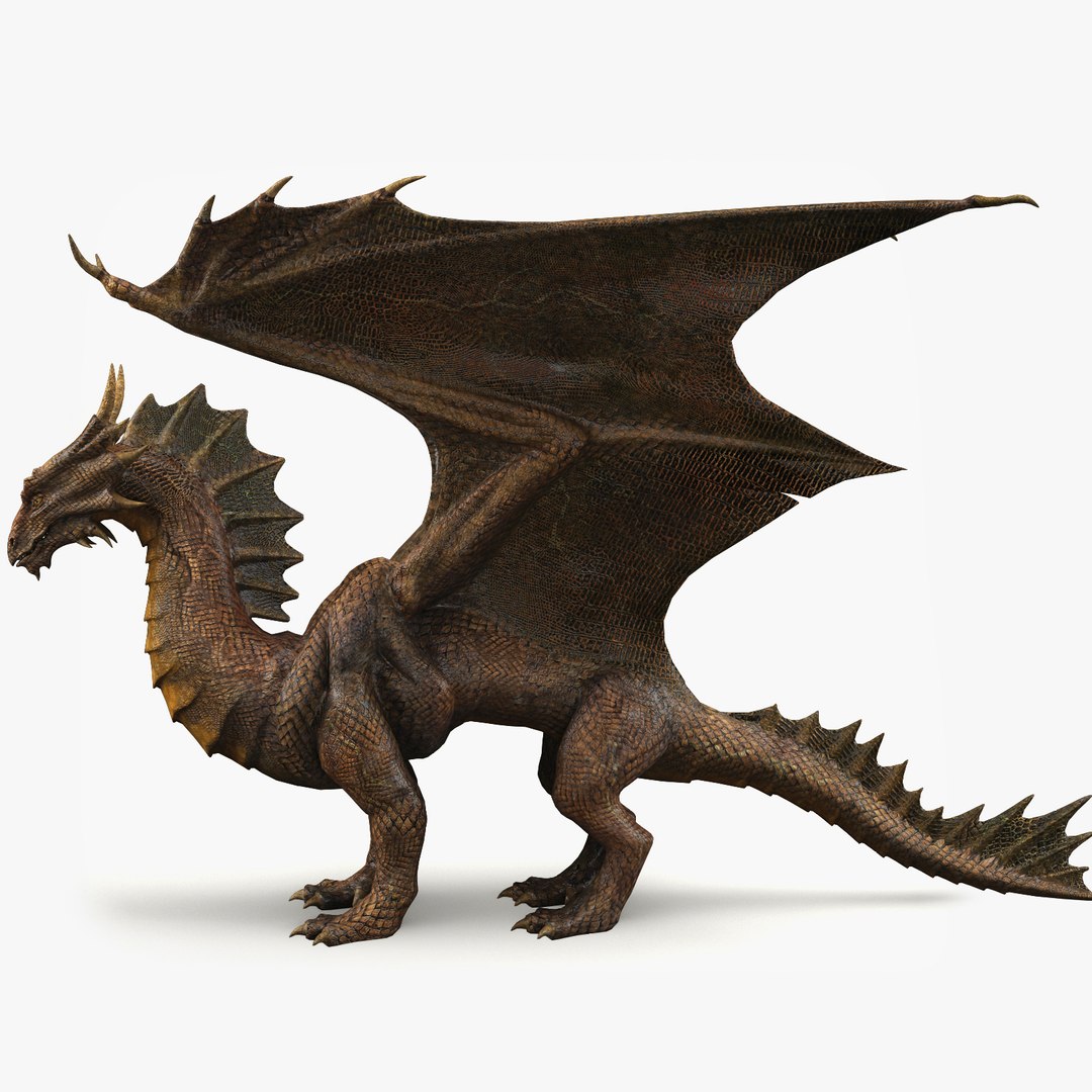 Copper Dragon 3d Model