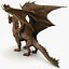 Copper Dragon 3d Model
