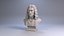 Isaac Newton Büste Wissenschaftlicher Visionär 3D druckbare STL-Datei