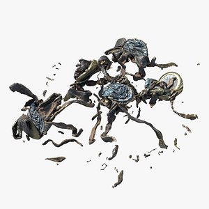 Pile of Broken Bullets v5 3D model