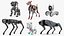 3D model Robots Dog Collection 4