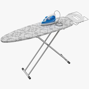 Iron On Ironing Board 01