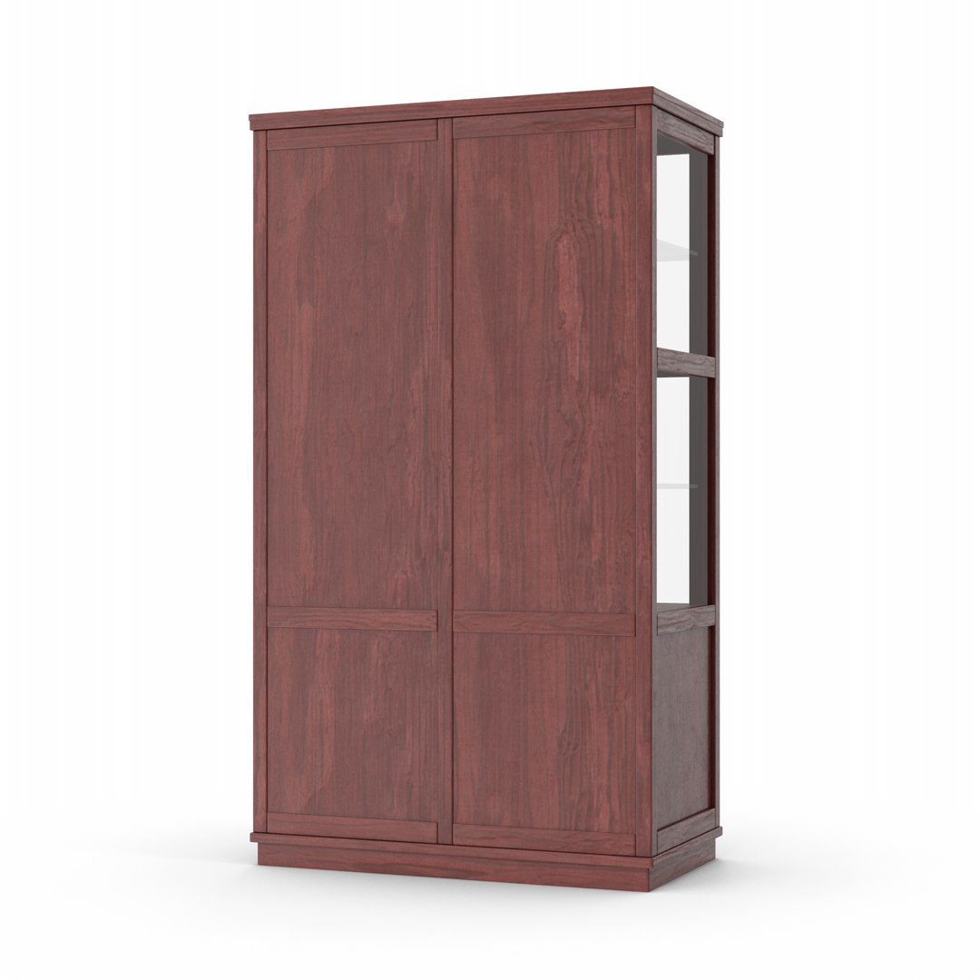 3D Model Display Dark Wood TurboSquid 2074680