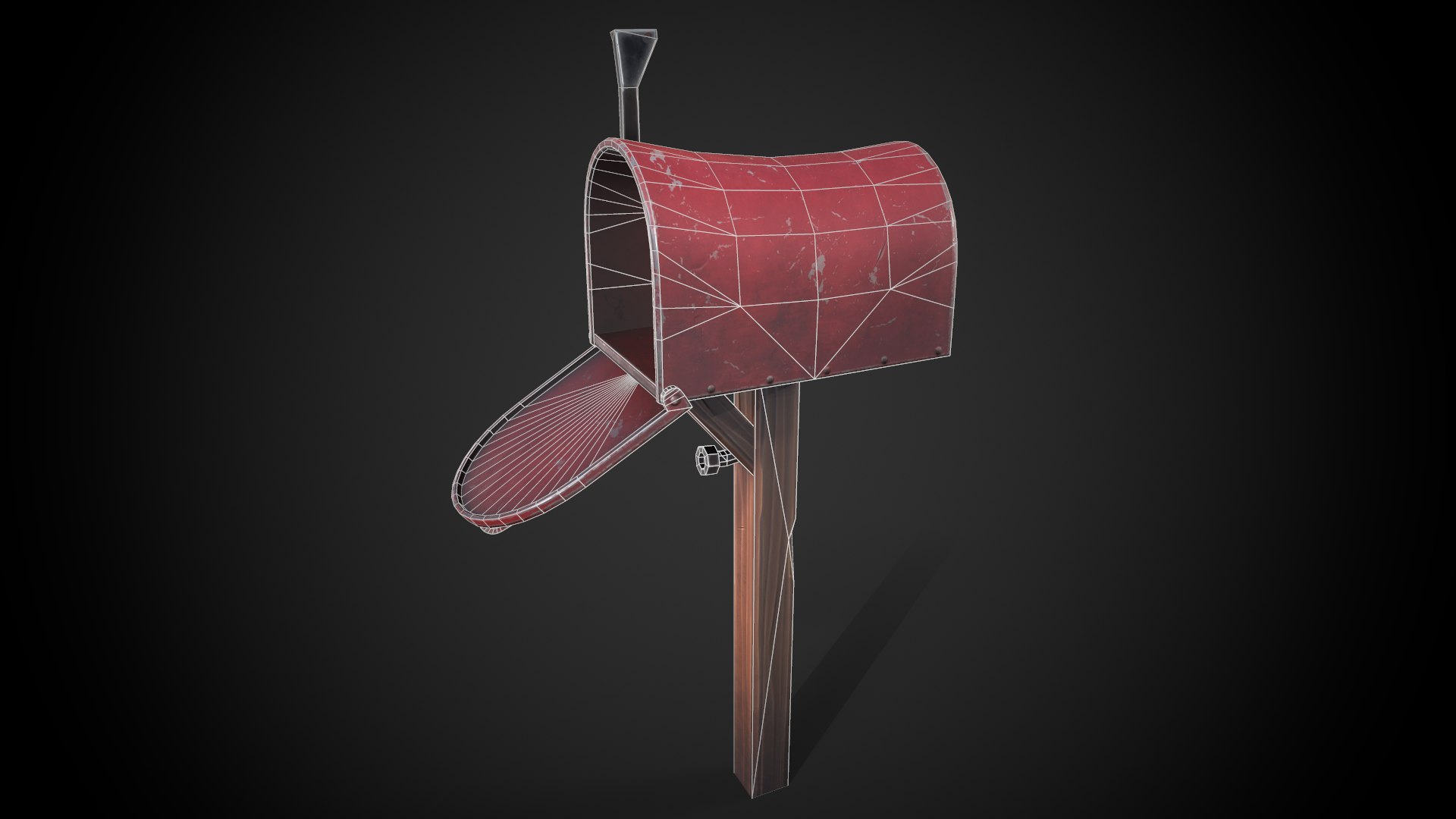 Stylized Mailbox 3D Model - TurboSquid 2030290