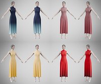 Dress 56 Gradient Colors With Design 5