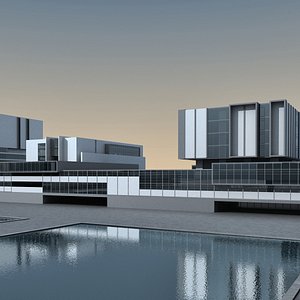 Modern City 14 3D model