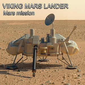 mars viking lander 3d 3ds